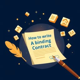 How to Write a Binding Contract icon