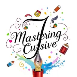 How to Write a Capital J in Cursive icon