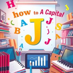 How to Write a Capital J icon