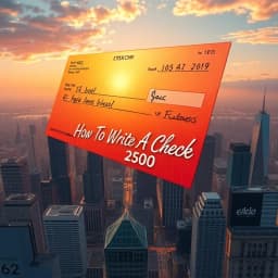 How to Write a Check 1500 icon