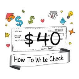 How to Write a Check for $40 icon