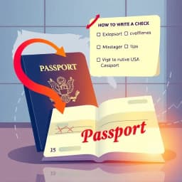 How to Write a Check for US Passport icon