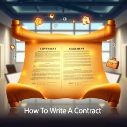 How to Write a Contract Agreement Between Two Parties icon
