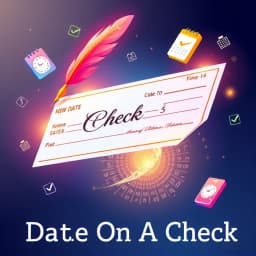 How to Write a Date on a Check icon