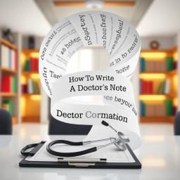How to Write a Doctor's Note for Work icon