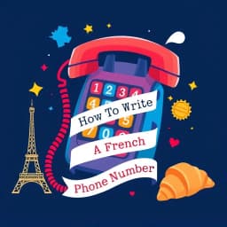 How to Write a French Phone Number icon