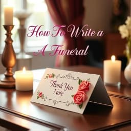 How to Write a Funeral Thank You Note icon