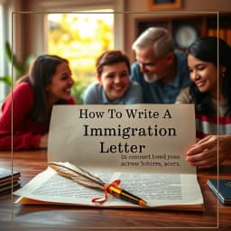 How to Write a Immigration Letter for a Family Member icon