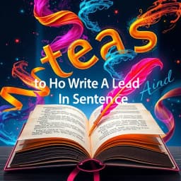 How to Write a Lead in Sentence icon
