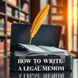 How to Write a Legal Memo icon