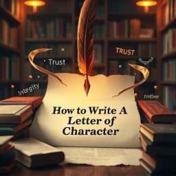 How to Write a Letter of Character icon