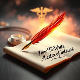 How to Write a Letter of Interest Medical School icon