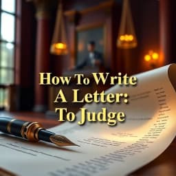 How to Write a Letter to Judge icon
