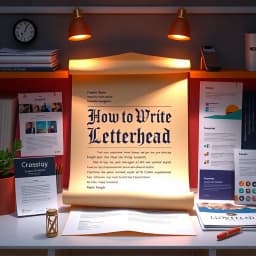 How to Write a Letterhead icon