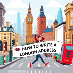 How to Write a London Address icon