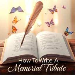 How to Write a Memorial Tribute icon