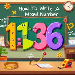 How to Write a Mixed Number icon