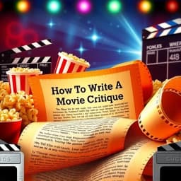 How to Write a Movie Critique icon