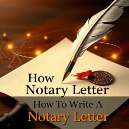 How to Write a Notary Letter icon