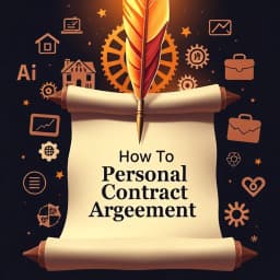 How to Write a Personal Contract Agreement icon