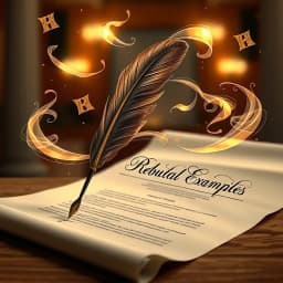 How to Write a Rebuttal Example icon