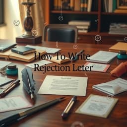 How to Write a Rejection Letter for a Job Offer icon