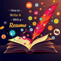 How to Write a Resume for a Scholarship icon