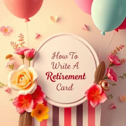 How to Write a Retirement Card icon