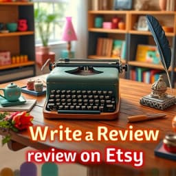 How to Write a Review on Etsy icon