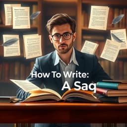 How to Write a SAQ icon