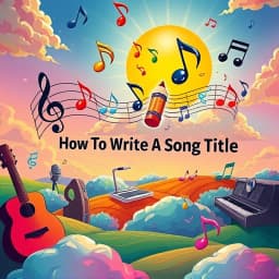 How to Write a Song Title icon