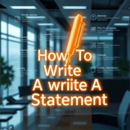 How to Write a Statement at Work icon