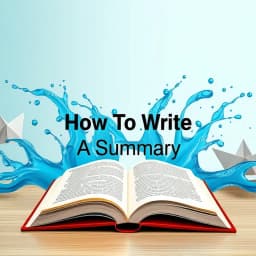 How to Write a Summary Example icon