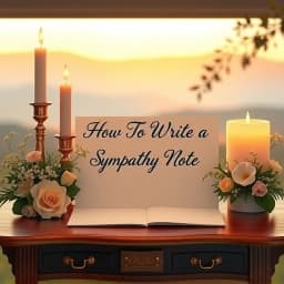 How to Write a Sympathy Note icon