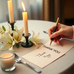 How to Write a Sympathy Thank You Note icon