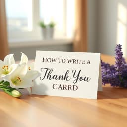 How to Write a Thank You Card After a Funeral icon
