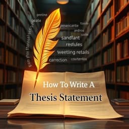 How to Write a Thesis Statement for a Persuasive Essay icon