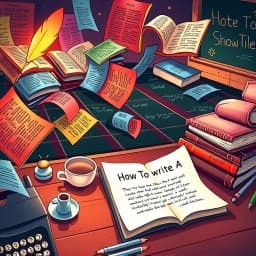 How to Write a TV Show Title in an Essay icon