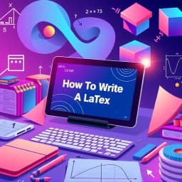 How to Write a Vector in LaTeX icon