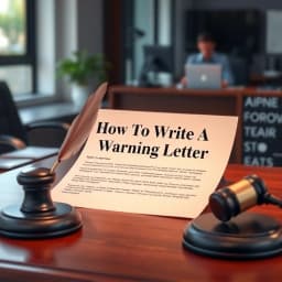 How to Write a Warning Letter to Employee icon