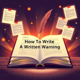 How to Write a Written Warning icon
