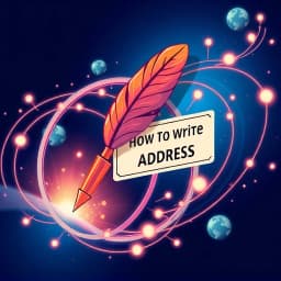 How to Write Address icon