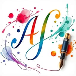 How to Write AJ in Cursive icon