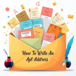 How to Write an Apt Address icon