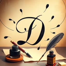 How to Write an D in Cursive icon