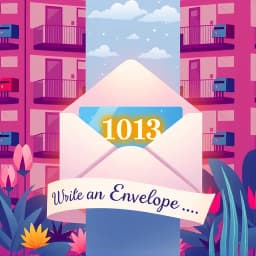 How to Write an Envelope with Apartment Number icon