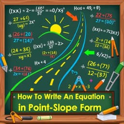 How to Write an Equation in Point Slope Form icon