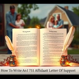 How to Write an I 751 Affidavit Letter of Support icon