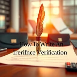 How to Write an Income Verification Letter icon