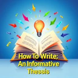 How to Write an Informative Thesis icon